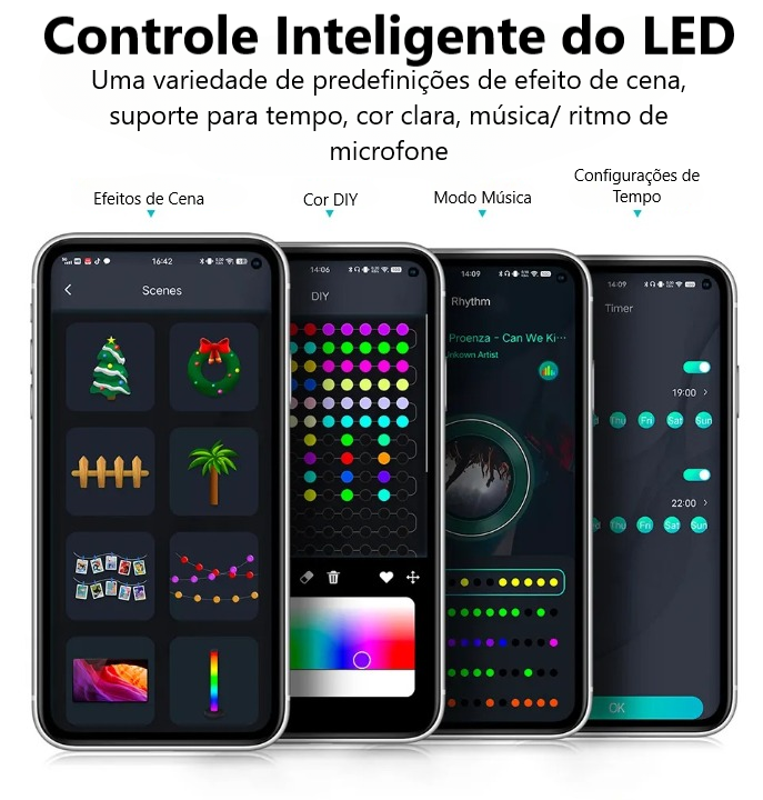 Luz de Led Inteligente via Bluetooth
