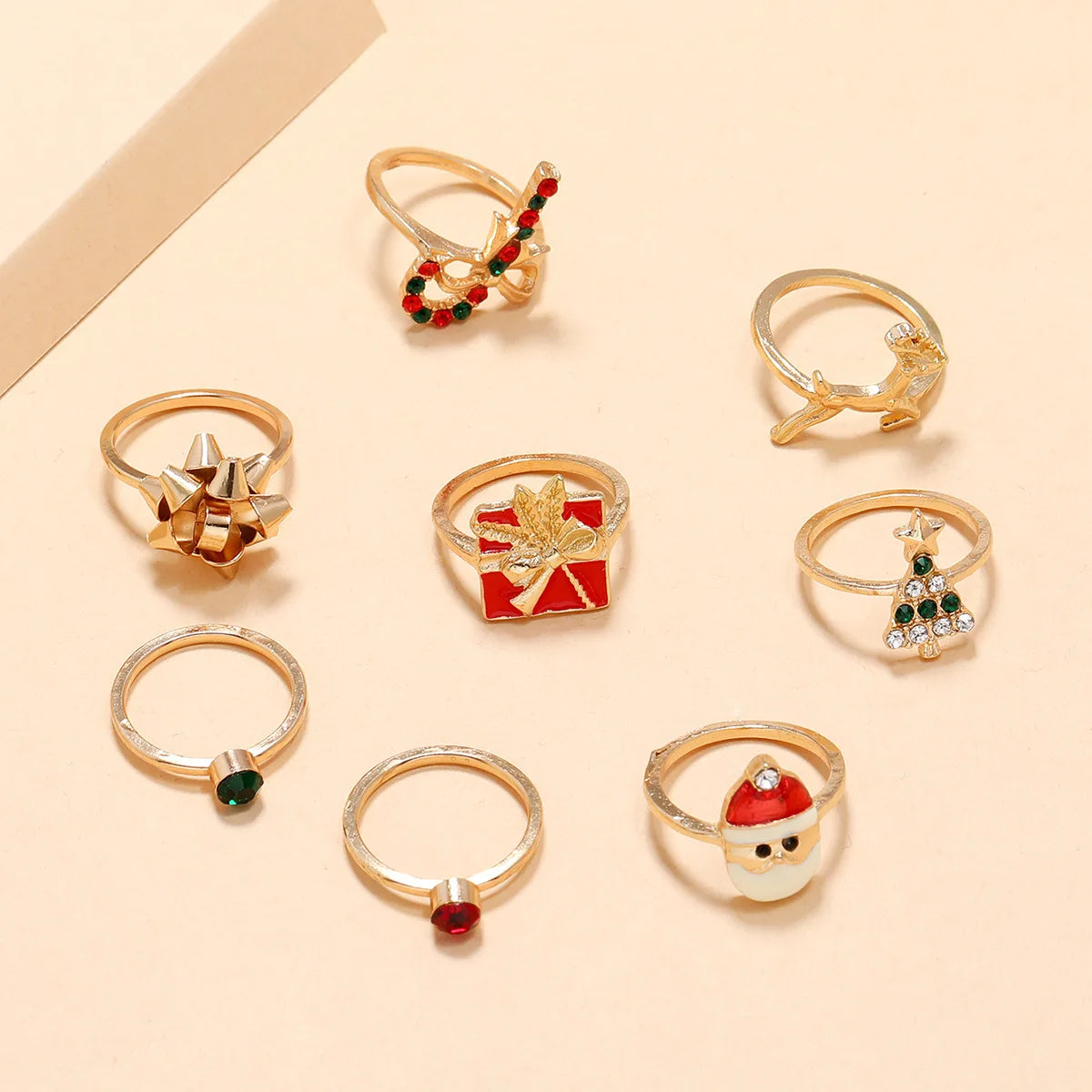 Conjunto de Anel para o Natal