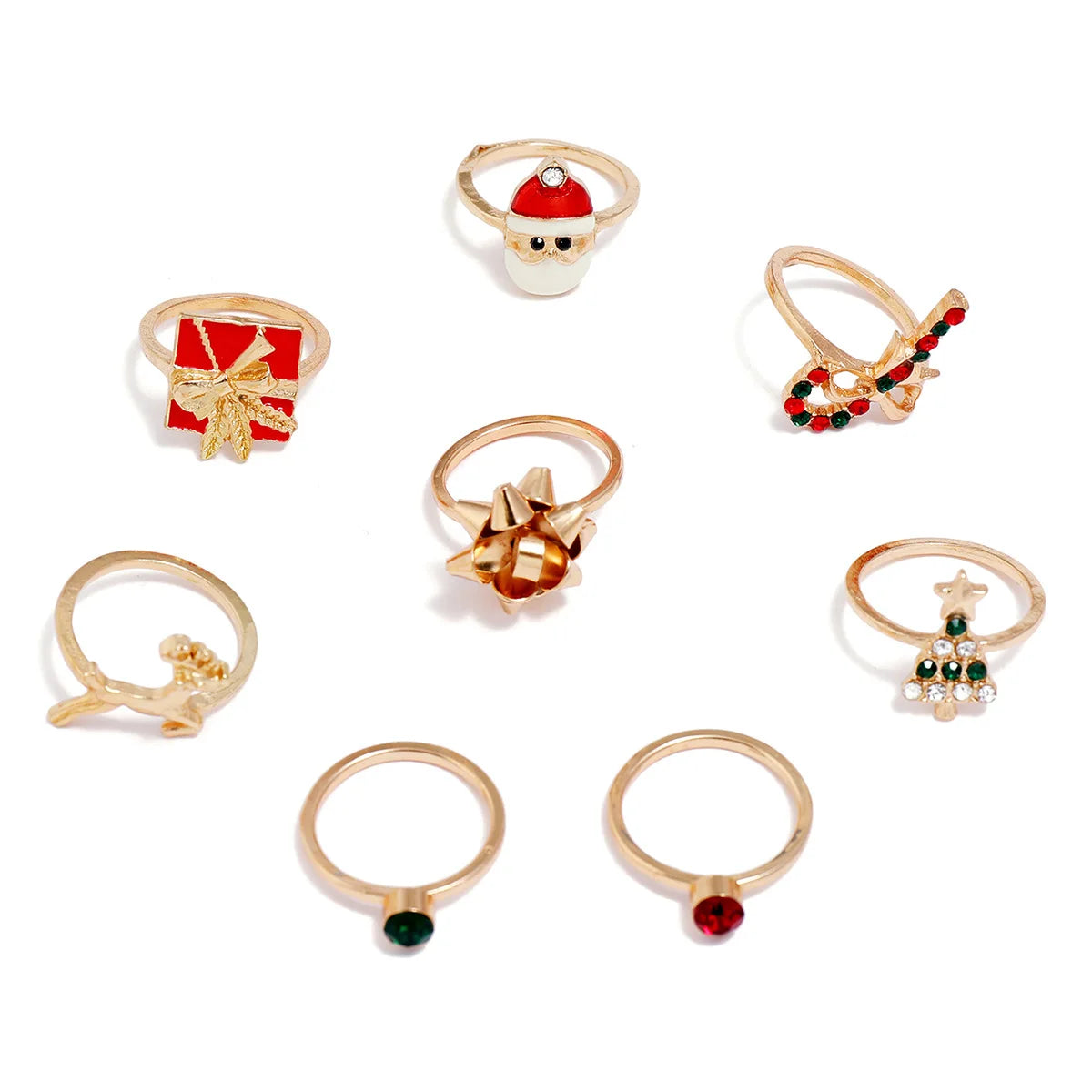 Conjunto de Anel para o Natal
