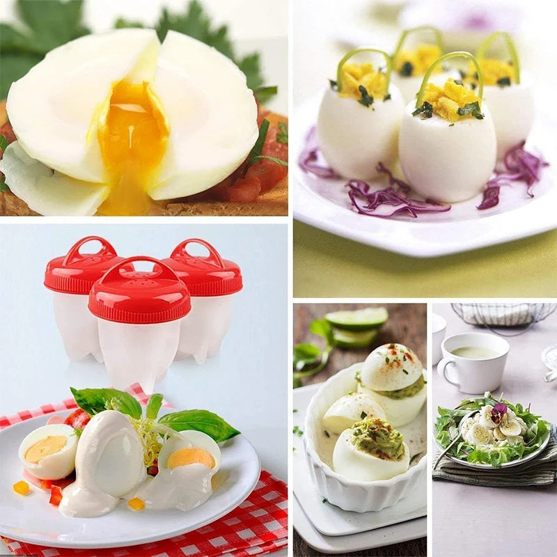 Forma de Silicone para Cozinhar Ovos