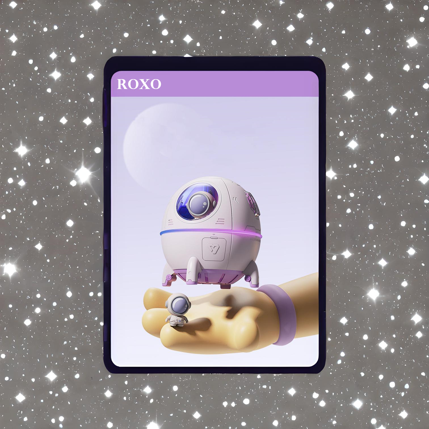 Umidificador de Ar em Forma de Foguete