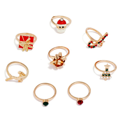 Conjunto de Anel para o Natal